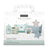 Suavinex Baby Gift Baby Milk 300 Ml + Baby Cologne Memories 100 Ml + Wipes + Teether, Blue