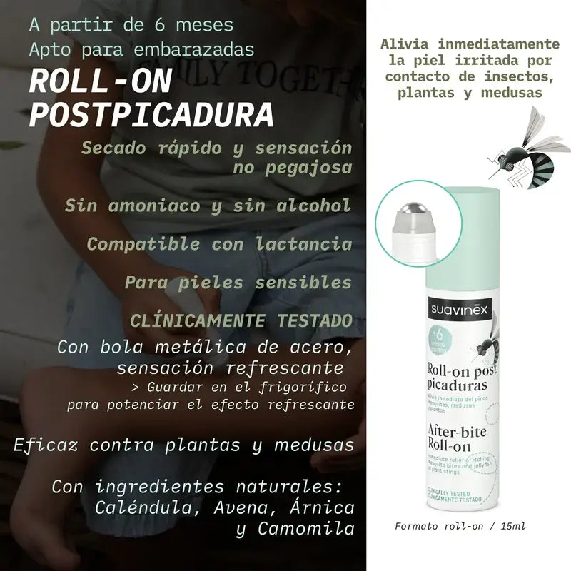 Suavinex Roll-On Post-Injury, +6 Months, 15 Ml