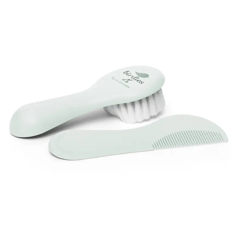 Suavinex Baby Brush & Comb, Green