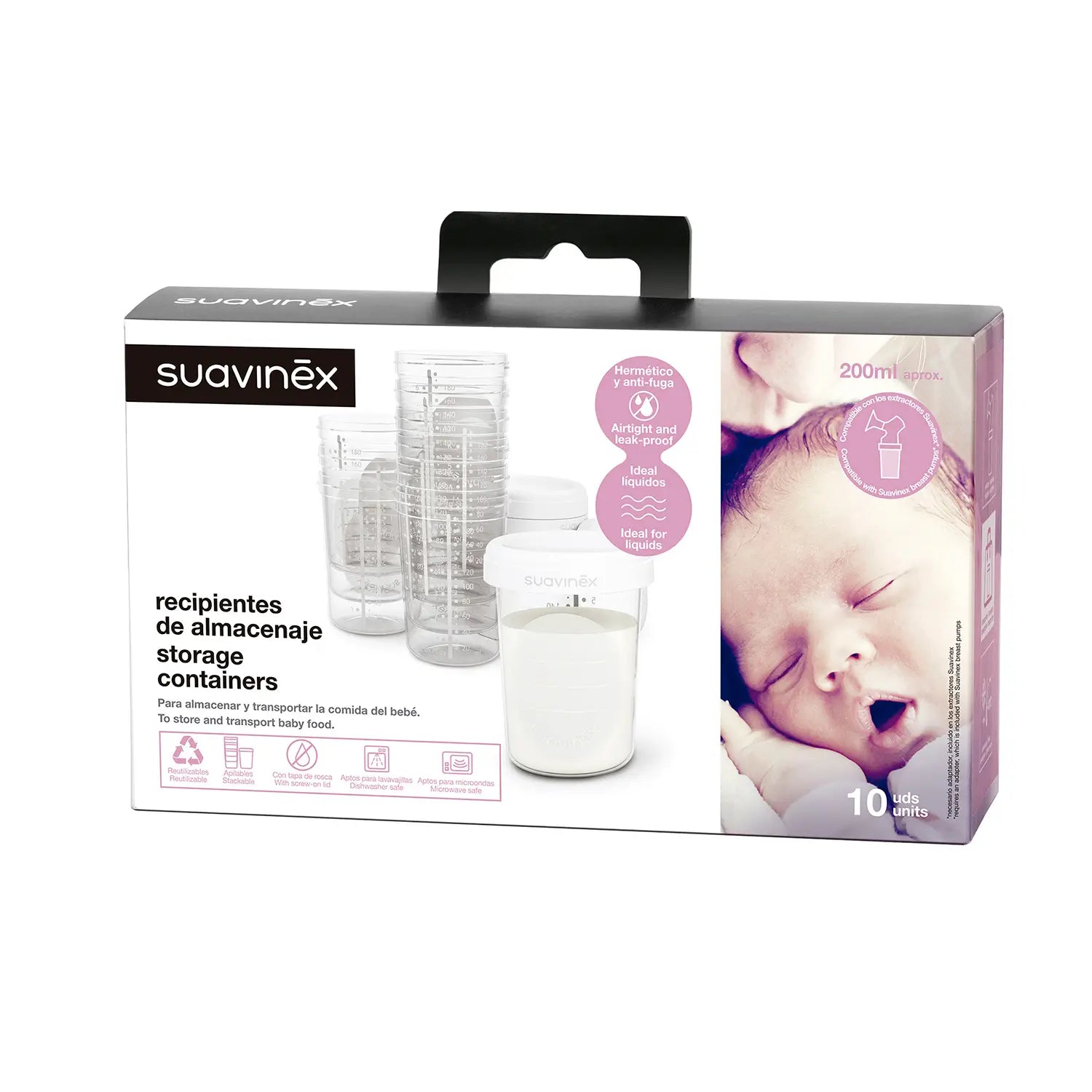 Suavinex Breast Milk Storage Jars