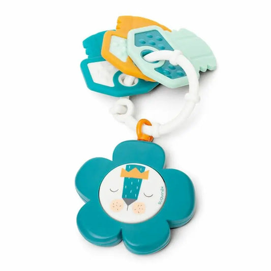 Suavinex Musical Teether Baby Rattle Teether +0 Months, Colour Blue