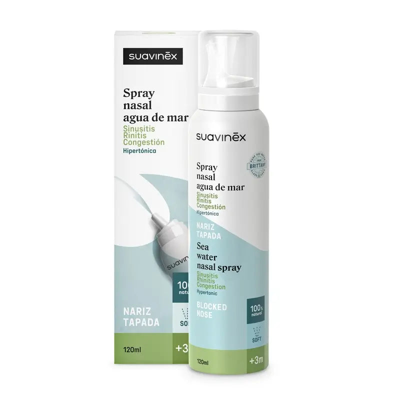 Suavinex Hypertonic Nasal Spray, 120 Ml