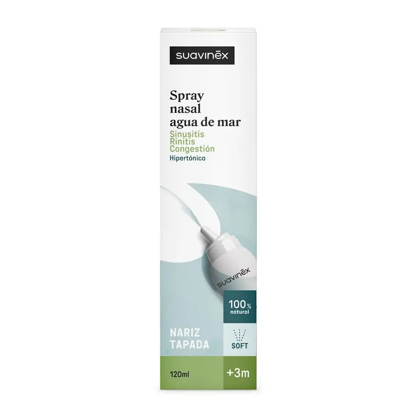 Suavinex Hypertonic Nasal Spray, 120 Ml