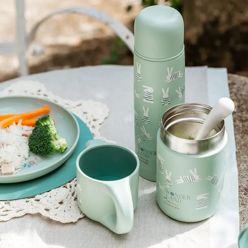Suavinex Liquid Thermos 500 Ml, Wonderland Green