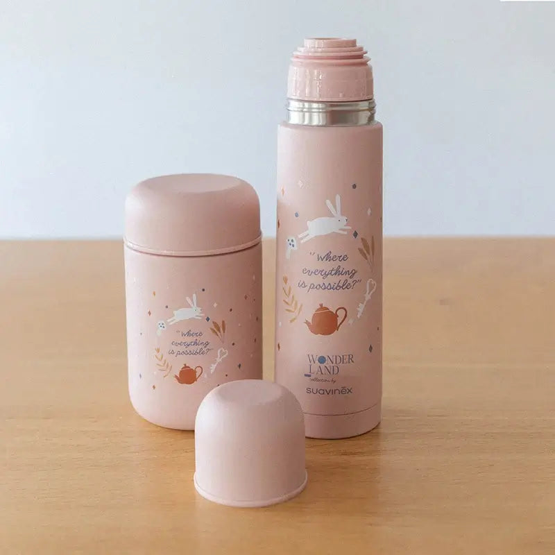 Suavinex Liquid Thermos 500 Ml, Wonderland Pink
