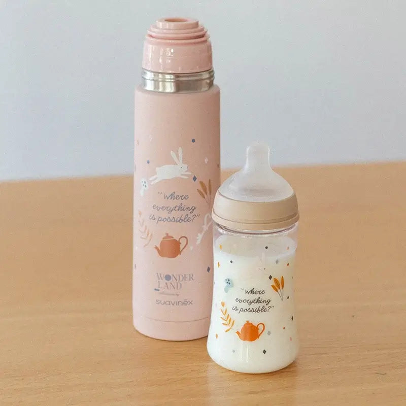 Suavinex Liquid Thermos 500 Ml, Wonderland Pink