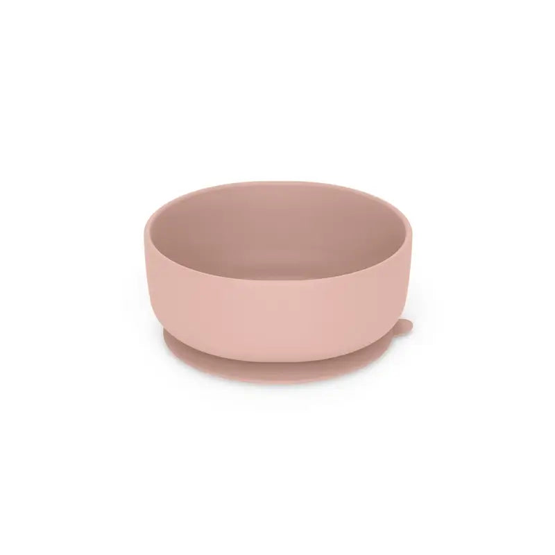 Suavinex Silicone Tableware 4 Pieces With Suction Cup, +4 Months, Pink