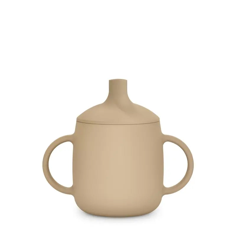 Suavinex 3-in-1 Silicone Learning Cup, +6 Months, Beige
