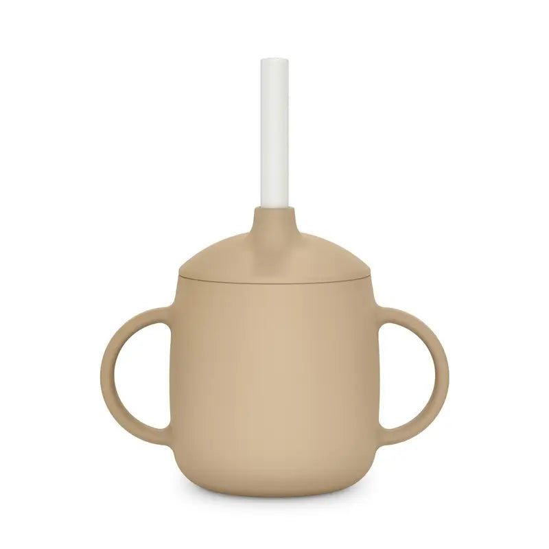 Suavinex 3-in-1 Silicone Learning Cup, +6 Months, Beige
