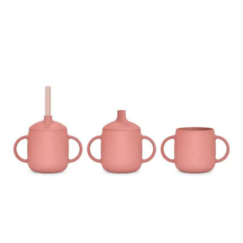 Suavinex Learning Cup 3-in-1 Silicone, +6 Months, Pink