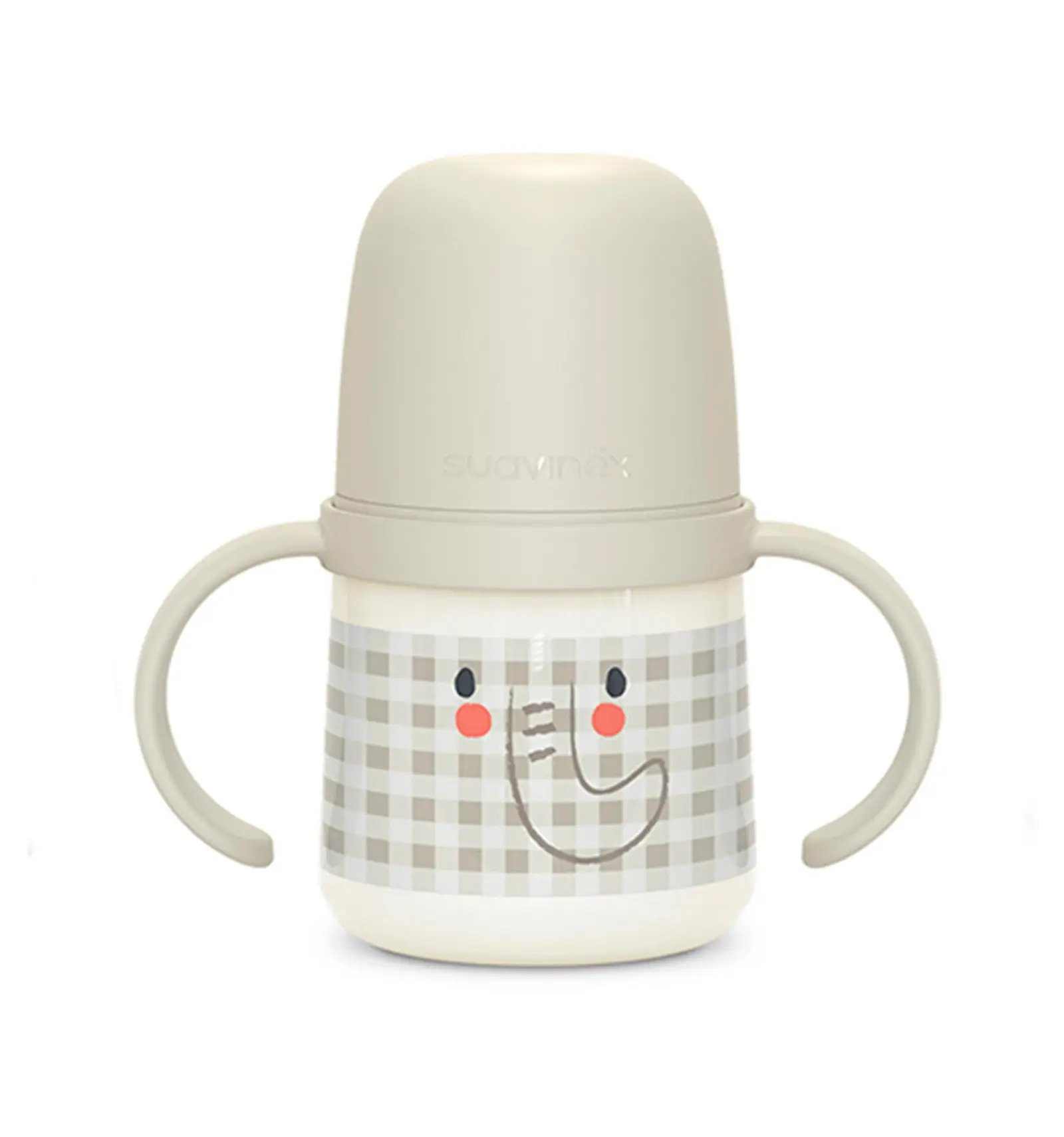 Suavinex Baby Learning Cup, Anti-Colic, +6 Months, Grey, 1 units