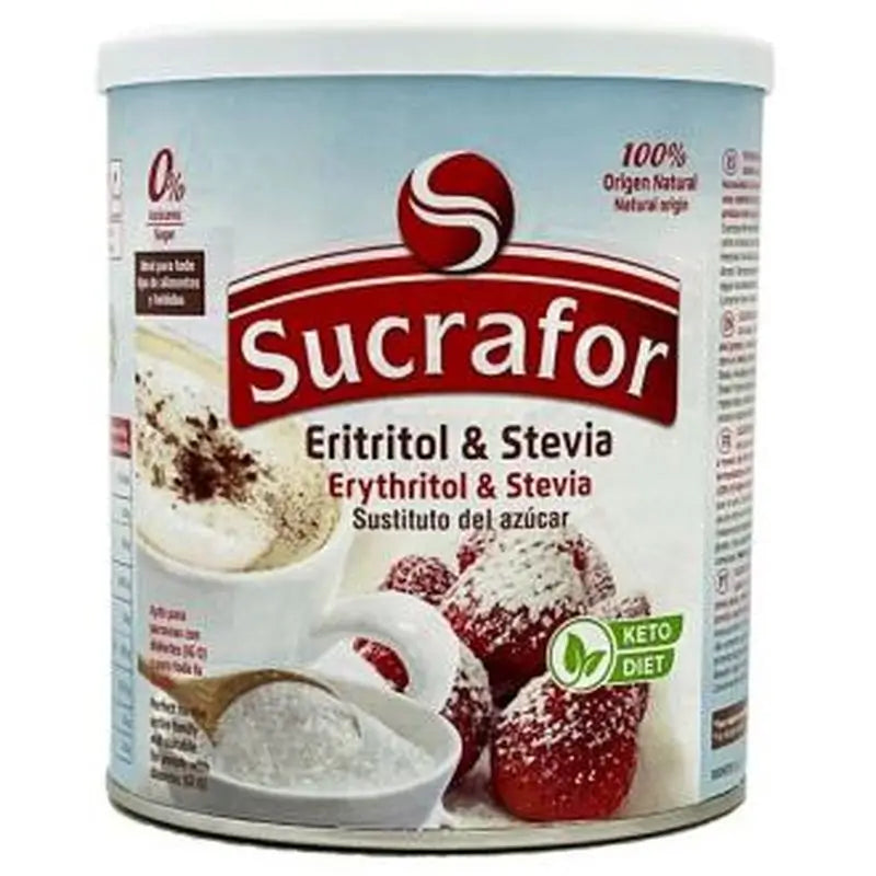 Sucrafor (Erythritol & Stevia) 500Gr.