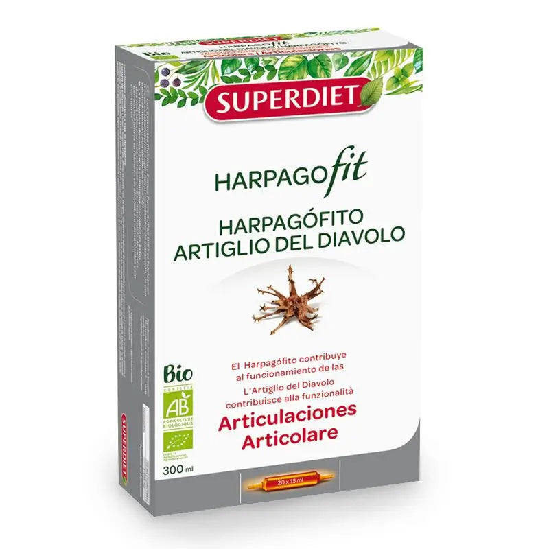 Superdiet Harpagofit Bio Articulac , 20 ampoules