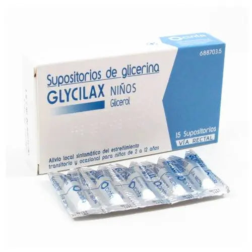 Glycilax Children's Glycerine Suppositories 12 Suppositories