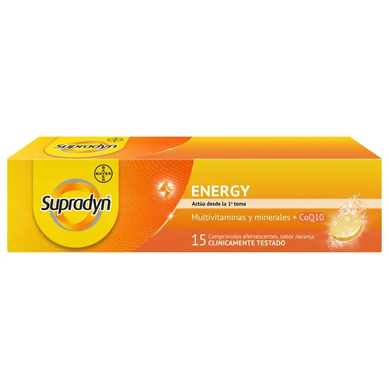 Supradyn Energy Vitamins and Energy, 15 Effervescent Tablets