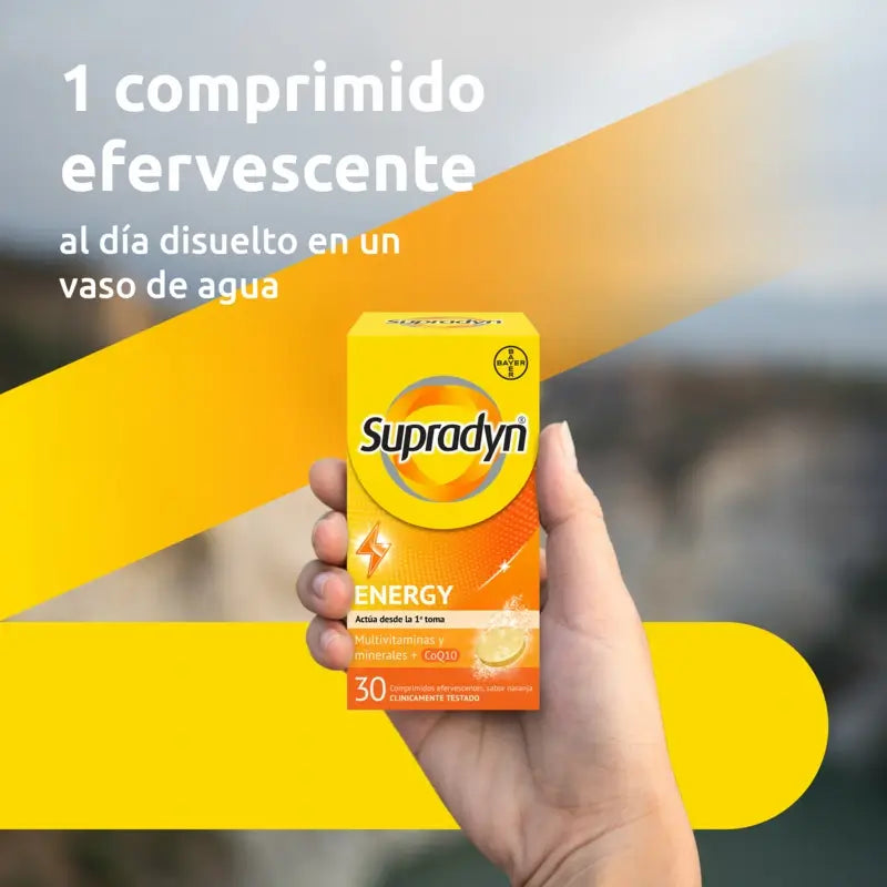 Supradyn Energy Vitamins and Energy, 30 Effervescent Tablets