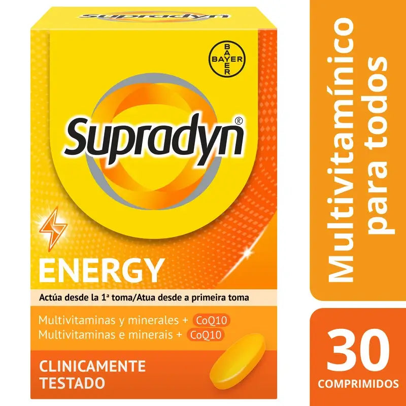 Supradyn Energy Vitamins, Minerals and Daily Energy, 30 Tablets