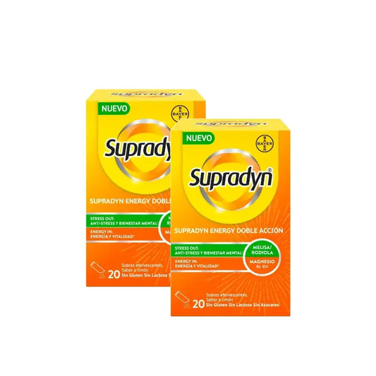 Supradyn Energy Double Action, Pack of 2 x 20 sachets