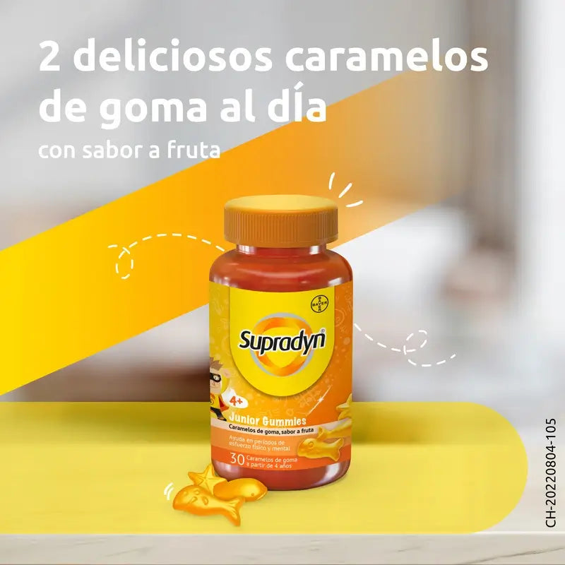 Supradyn Junior Gummies Vitamins and Energy Children, 30 Gummies
