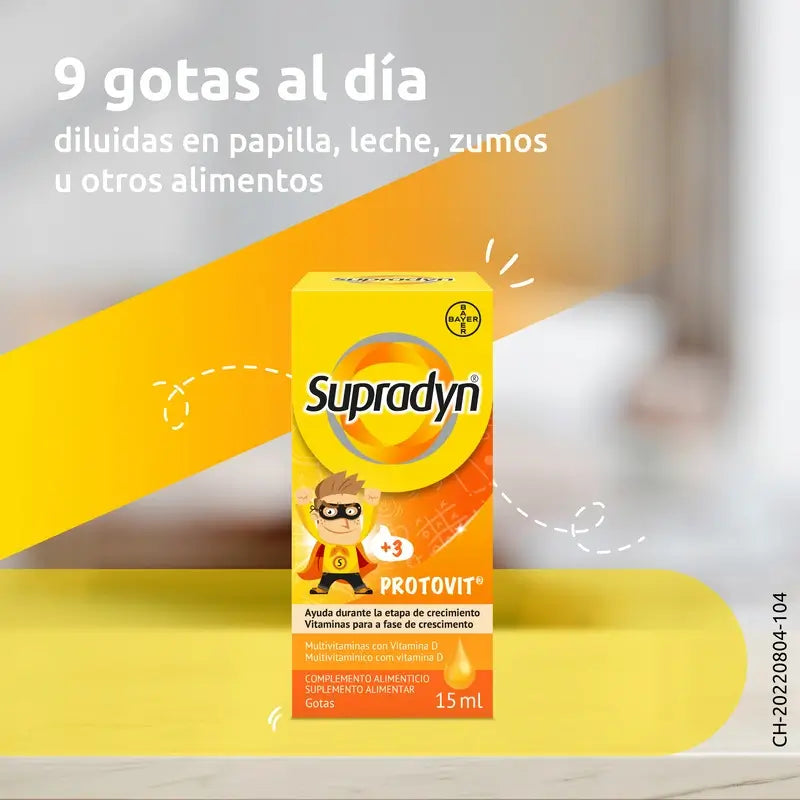 Supradyn Protovit Vitamins & Minerals for Children, 15 ml