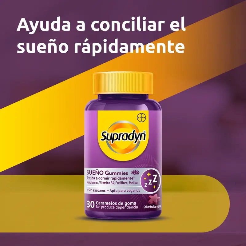 Supradyn Sleep and Serenity Gummies Melatonin and Vit. B6, 30 Candies