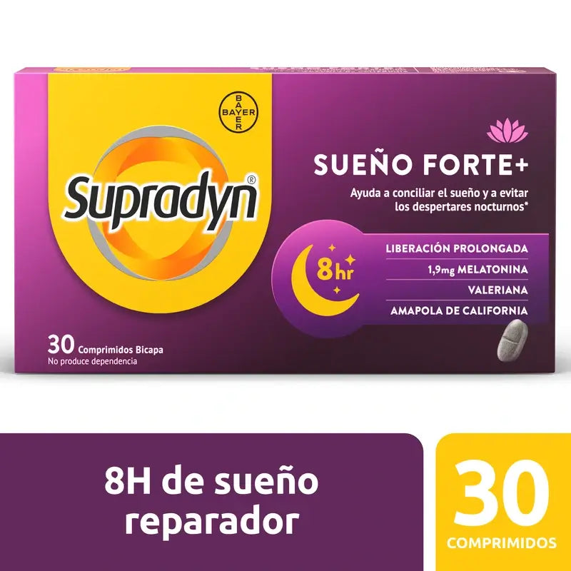 Supradyn Sleep Forte+ Reduces Nighttime Awakenings, 30 Tablets