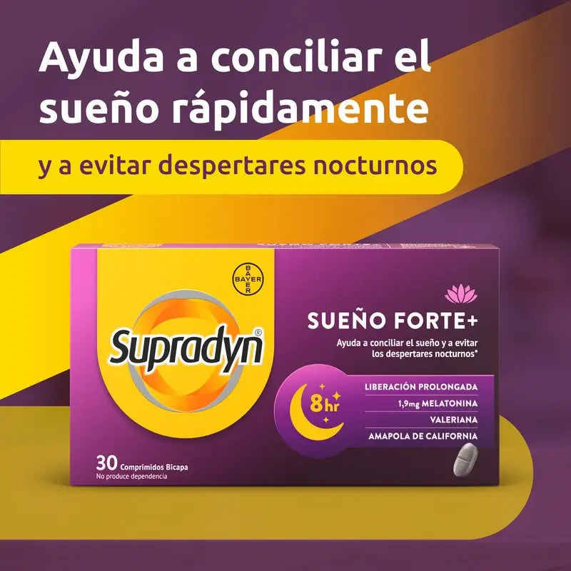 Supradyn Sleep Forte+ Reduces Nighttime Awakenings, 30 Tablets