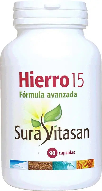 Sura Vitas Iron 15, 90 Capsules