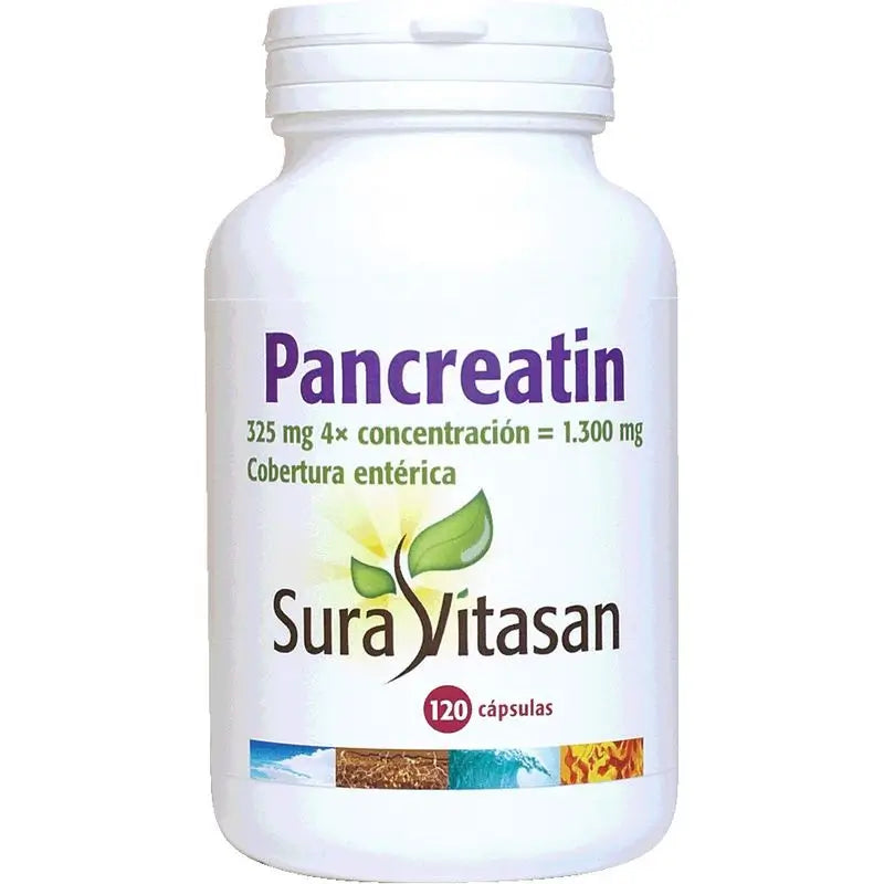 Sura Vitas Pancreatin 1300 Mg , 120 capsules