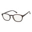 Surgicalmed Euro Optics Halo Presbyopia Reading Glasses (Brown with Silver Decoration) (+2.50) Brown with Silver Decoration, 1 piece