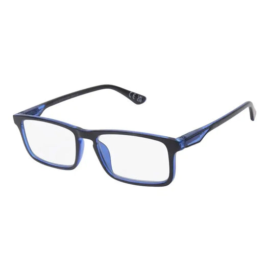 Surgicalmed Euro Optics Joya Presbyopia Reading Glasses (Blue Clear With Black Front) (+1.50) Blue Clear With Black Front, 1 piece