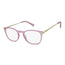 Surgicalmed Euro Optics Presbyopia Reading Glasses Light (Transparent Matte Pink & Gold Temples) (+2.00) Transparent Matte Pink & Gold Temples, 1 piece