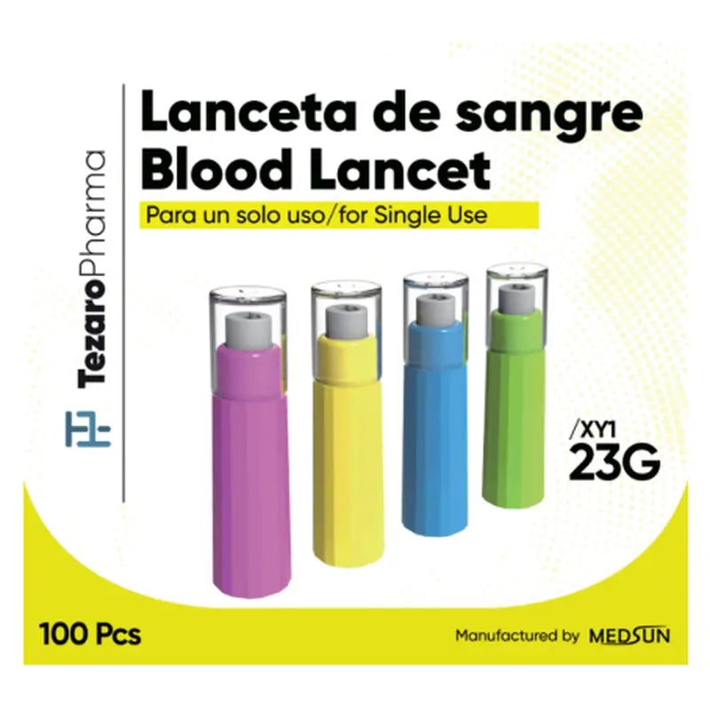 Surgicalmed Tezaro Pharma Safety Lancets 23G X 1,8 Mm , 100 pcs.