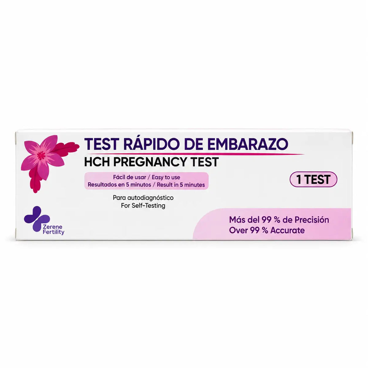 Surgicalmed Zerene Fertility Zerene Fertility Rapid Pregnancy Test, 1 unit