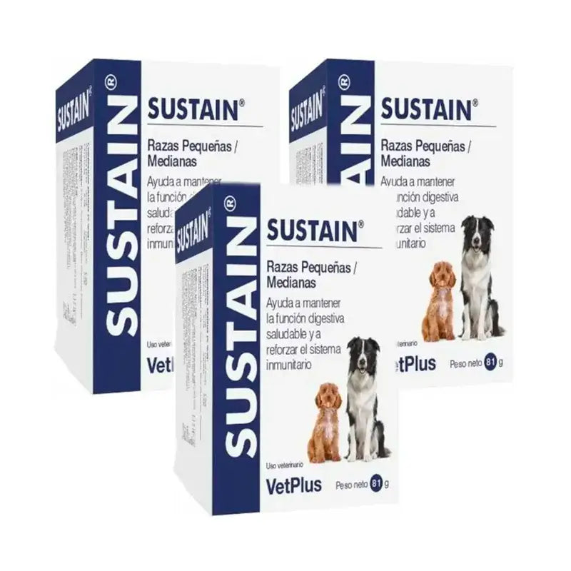 Sustain Small and Medium Breed, Pack 3 x 30 sachets