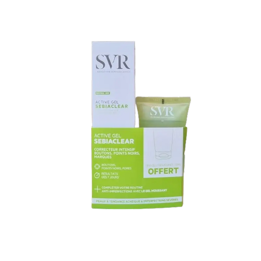 Svr Pack Sebiaclear Active Gel 40Ml + Mousse Gel 55Ml