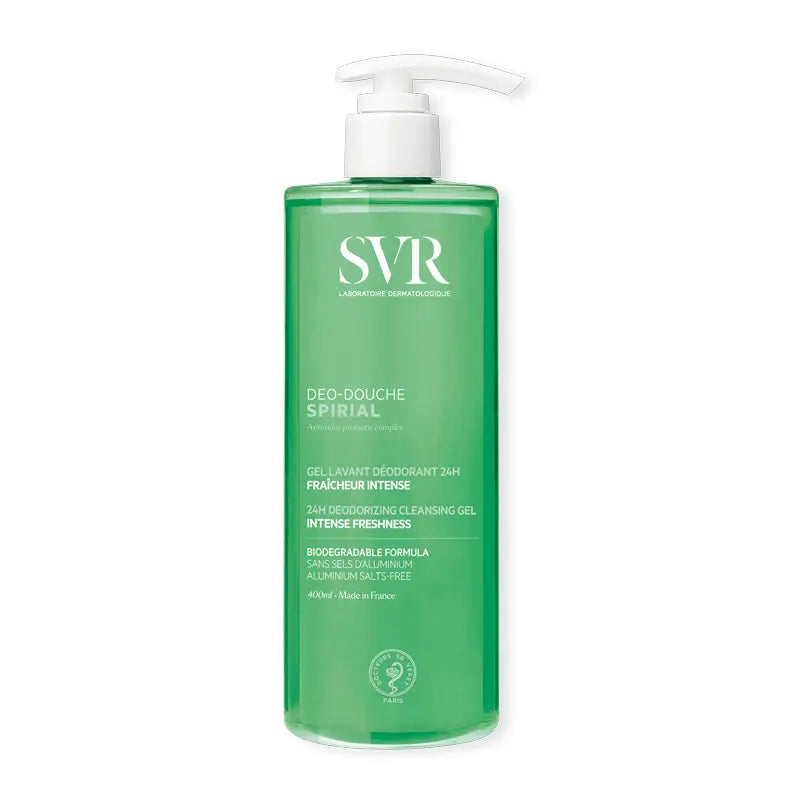 SVR Spirial Antiperspirant Deodorant Shower Gel, 400 ml