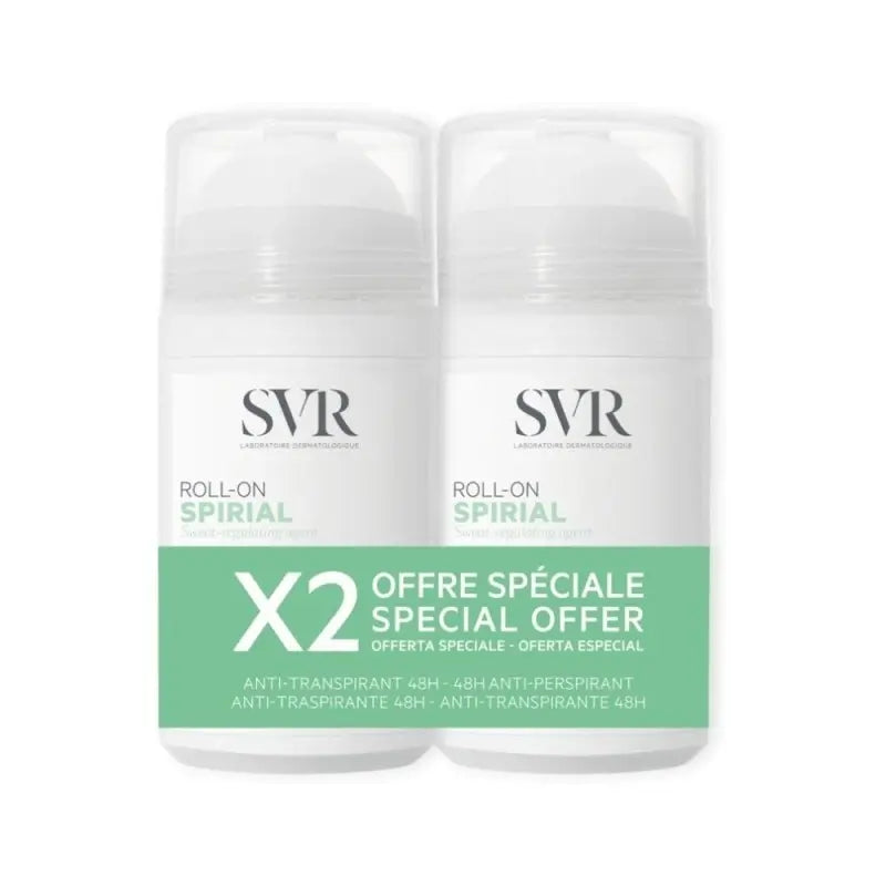 SVR Spirial Duo Roll On, 50 ml x 2 Units