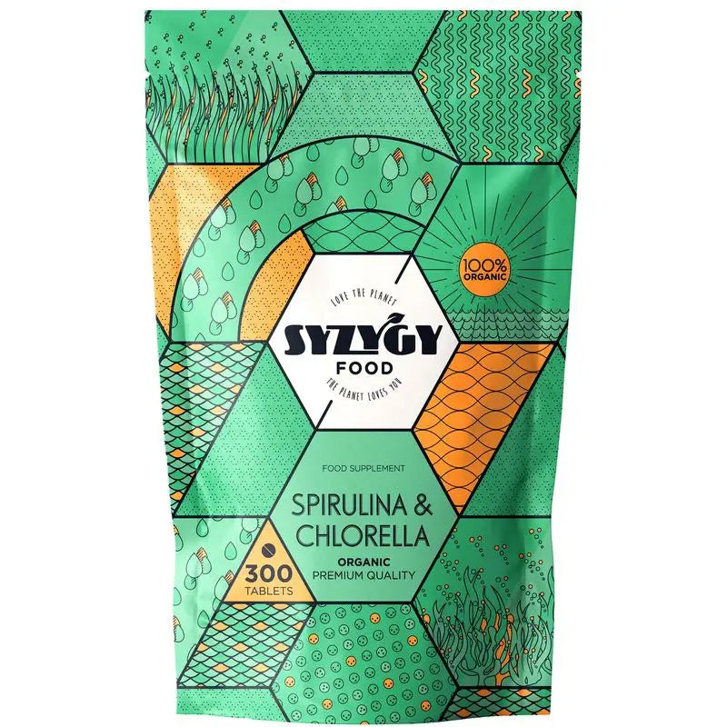 Syzygy Chlorella & Organic Spirulina Food Supplement , 300 tablets