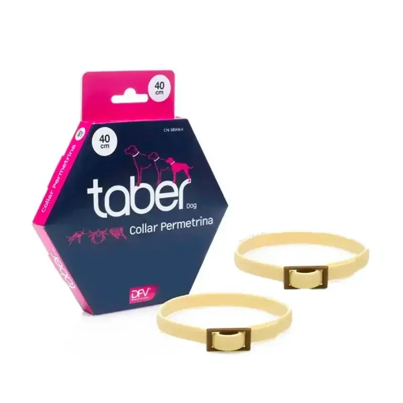 Taberdog Permethrin Collar, Pack 2 x 40Cm
