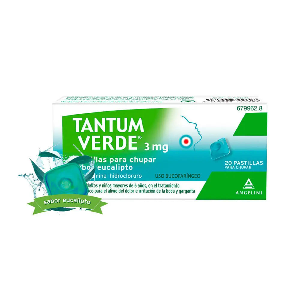 Tantum Verde Eucalyptus Flavour 20 lozenges