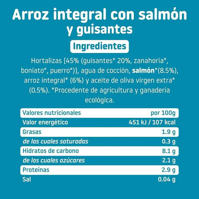 Smileat Salmon & Peas Rice Cakes, 230 Gr
