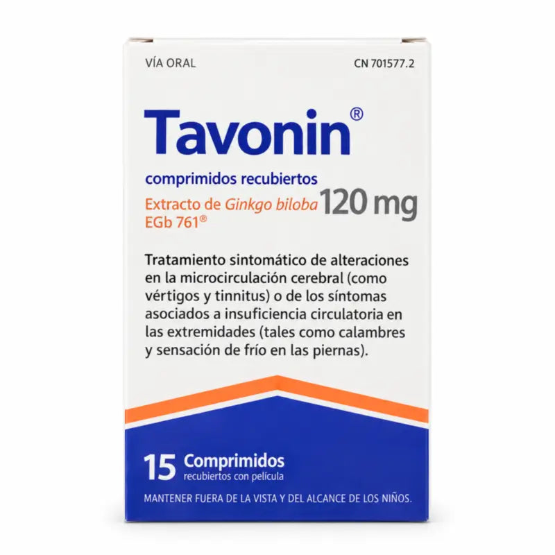 Tavonin 15 tablets