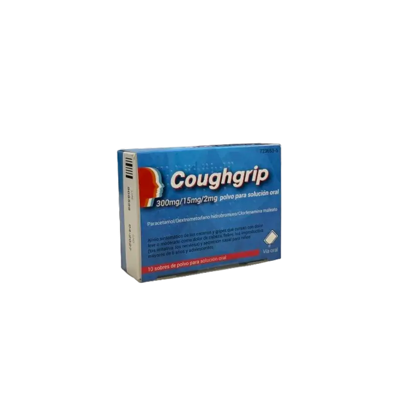 Tecnimede Coughgrip Oral Solution, 10 powder sachets