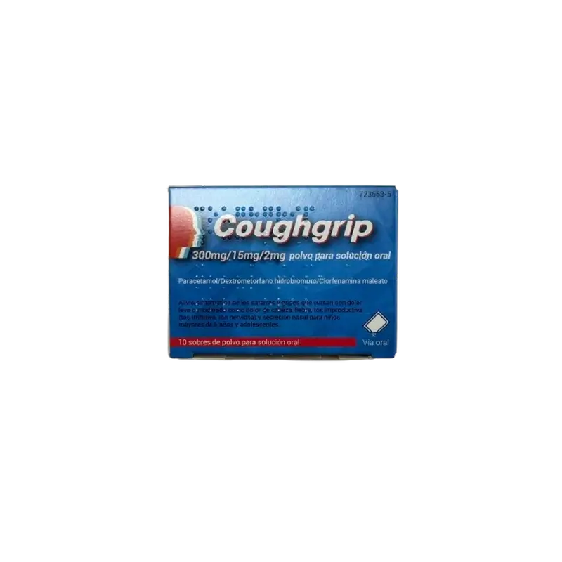 Tecnimede Coughgrip Oral Solution, 10 powder sachets