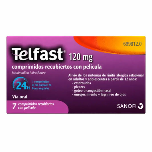 Telfast 120 mg, 7 tablets