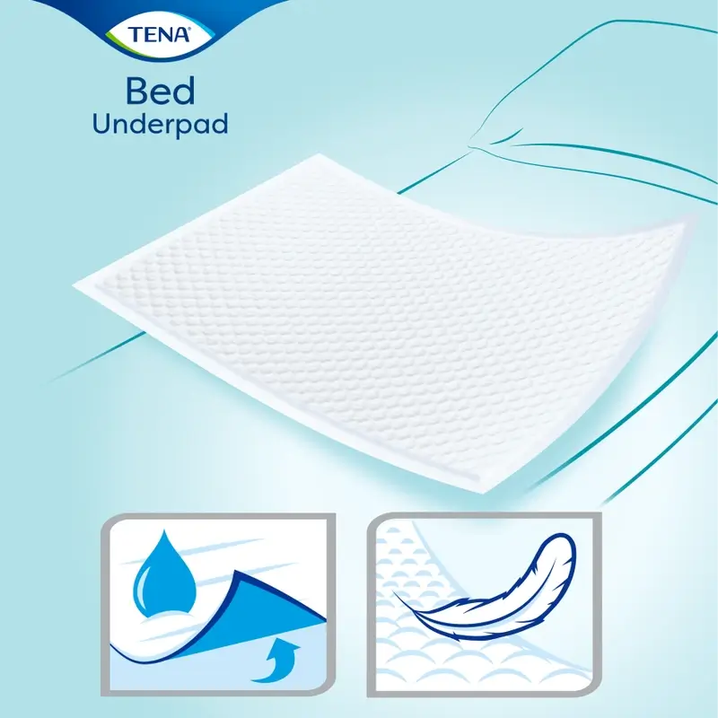 Tena Bed Protector Bed Plus 60 X 90, 35 Units