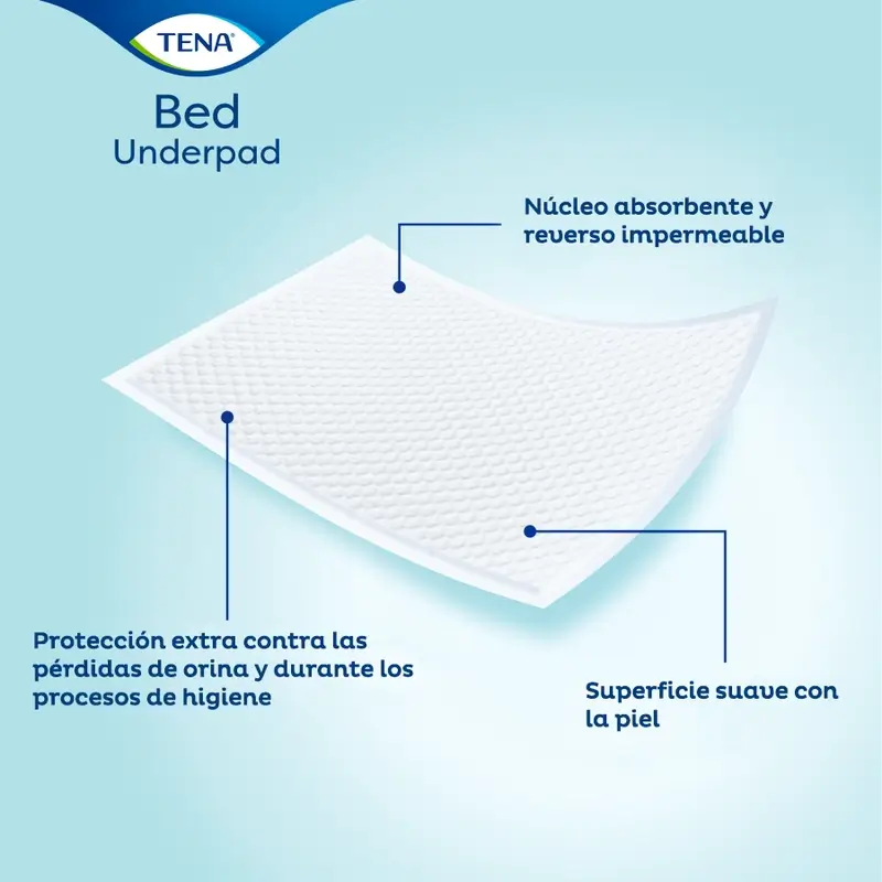 Tena Bed Protector Bed Super 60 X 90, 35 Units