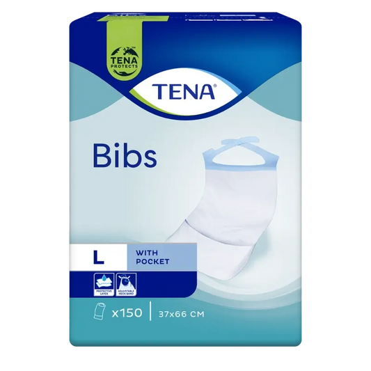 Tena Bibs Size L, 150 pieces