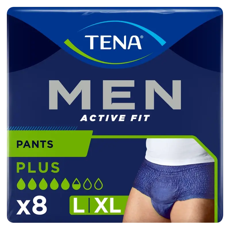 Tena Men Pants Active Size L-XL, 8 Pcs.
